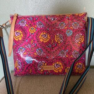 Consuela  molly downtown Shimmering Gold and Tan Bag